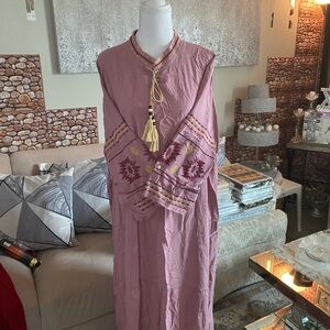 Pink long Arabian dress